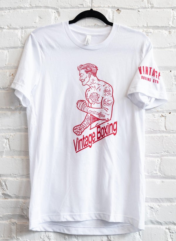 Good Luck White/Red | Vintage Boxing Gym